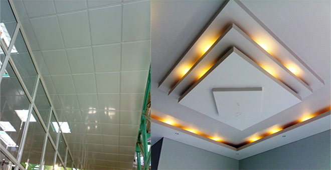Suspended Ceiling Detail False Ceiling Materials