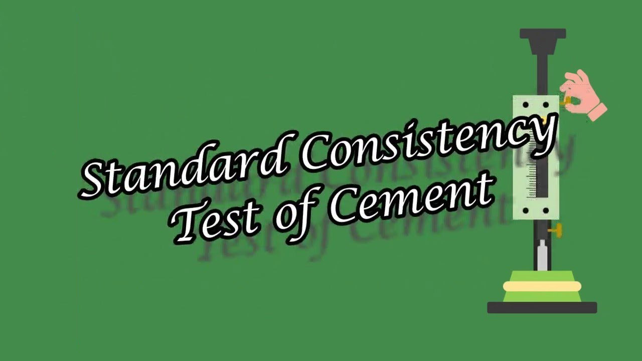 How to perform standard consistency test of cement