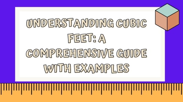 how to calculate cubic feet