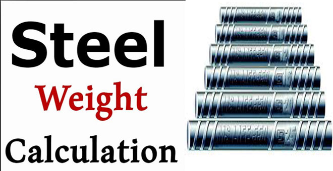 how to calculate weight of steel bar